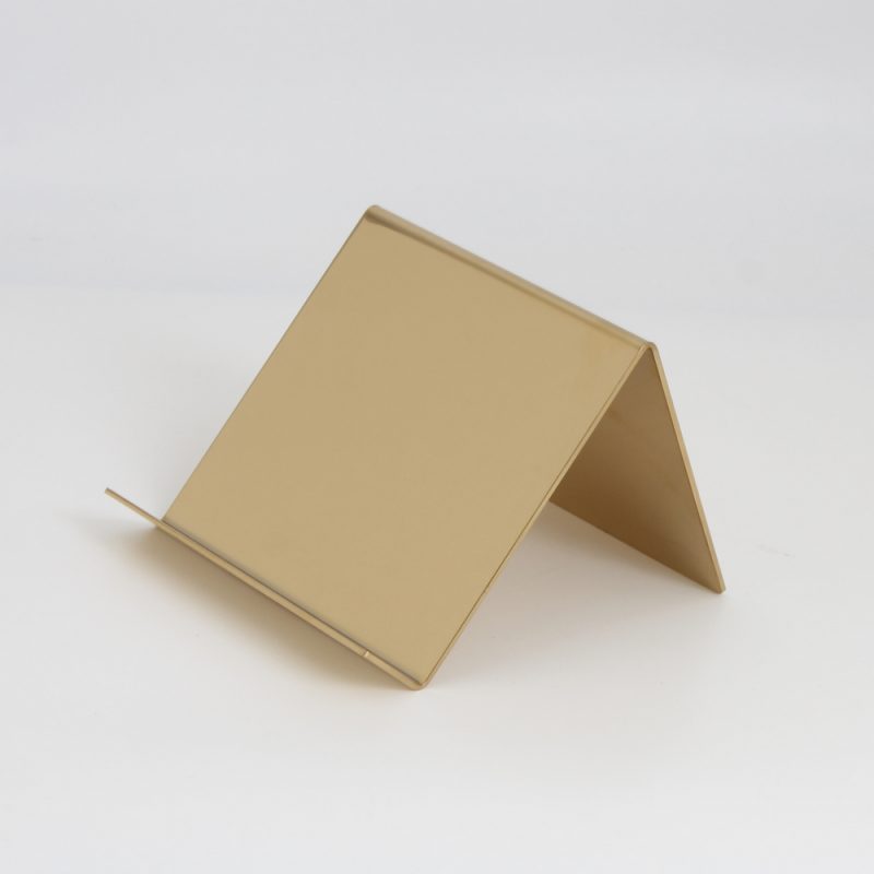 Geldbörsen/Taschendisplay, gold glänzend
