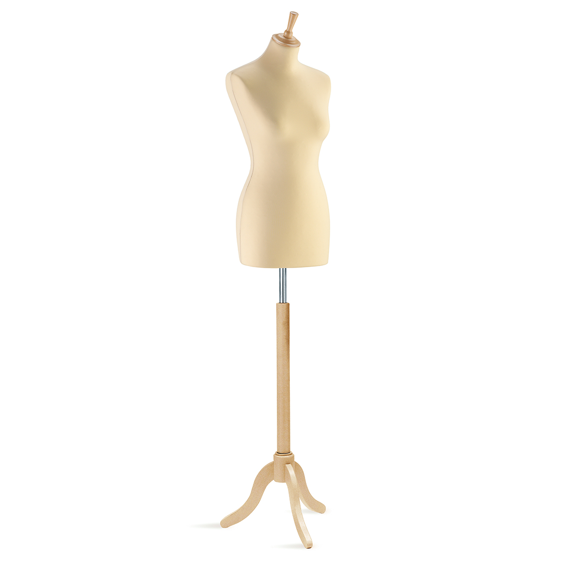 Euro-Busto Dame ecru, Dreifuß natur
