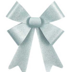 Glitter-Schleifen, silber