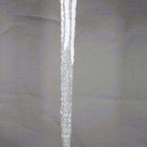 Eiszapfen L:91cm, matt-transparent mit Glitter
