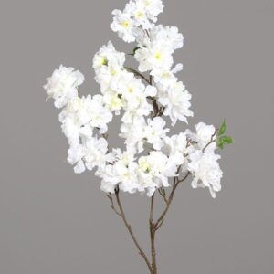 Kirschblüten-Zweig, L:106cm, creme/weiß
