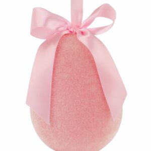 Osterei H:12cm, rosa mit Aufhängeband
