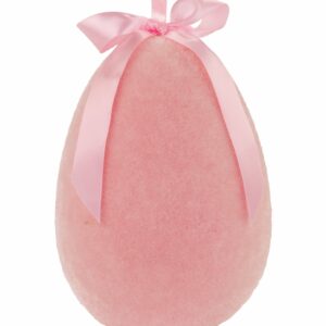 Osterei H:20cm rosa mit Aufhängeband