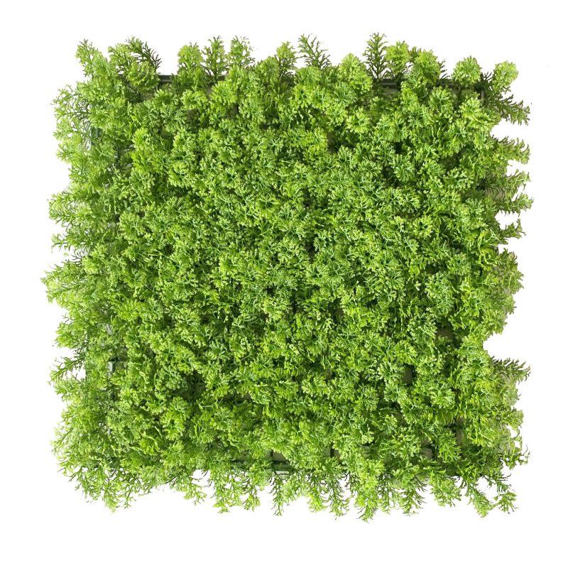 Flechten-Platte "Classic" 100x100cm, grün