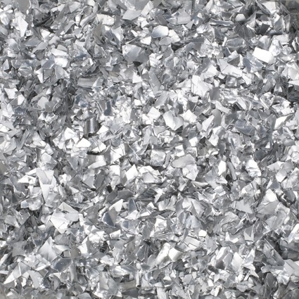 Metallic Flitter 5-10mm, silber