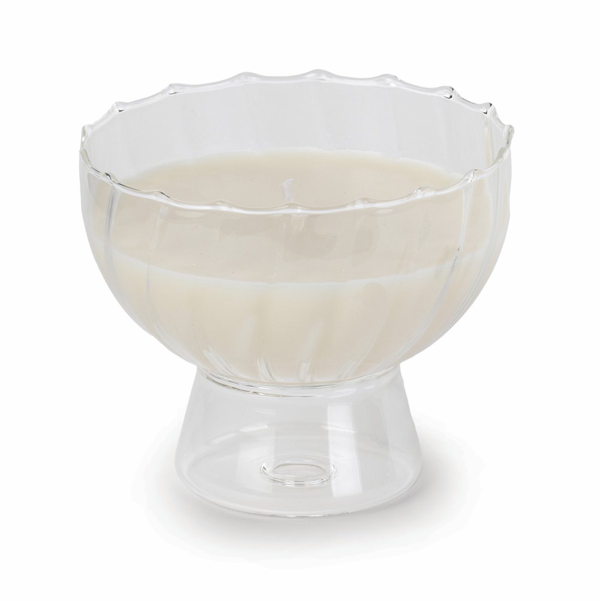 Duftkerze in Glasschale Ø12xH:10cm,300g, weiß