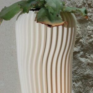 Pflanzengefäß Wave Ø22cm H: 47cm