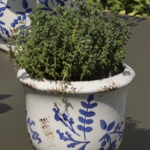 Pflanztopf 2-Set, Ø14cm H:12,5cm / Ø18,5 H:13,5