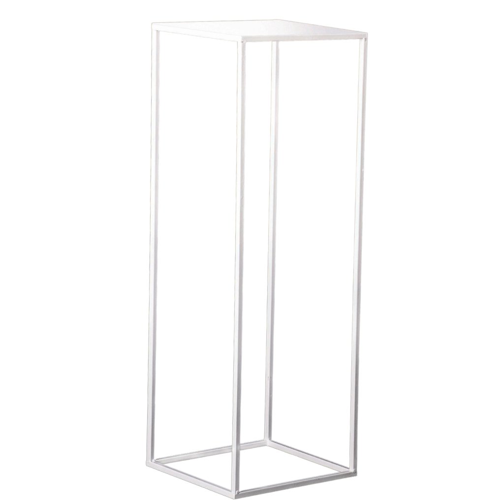 Würfelregal, Ø27cm H:80cm, weiß