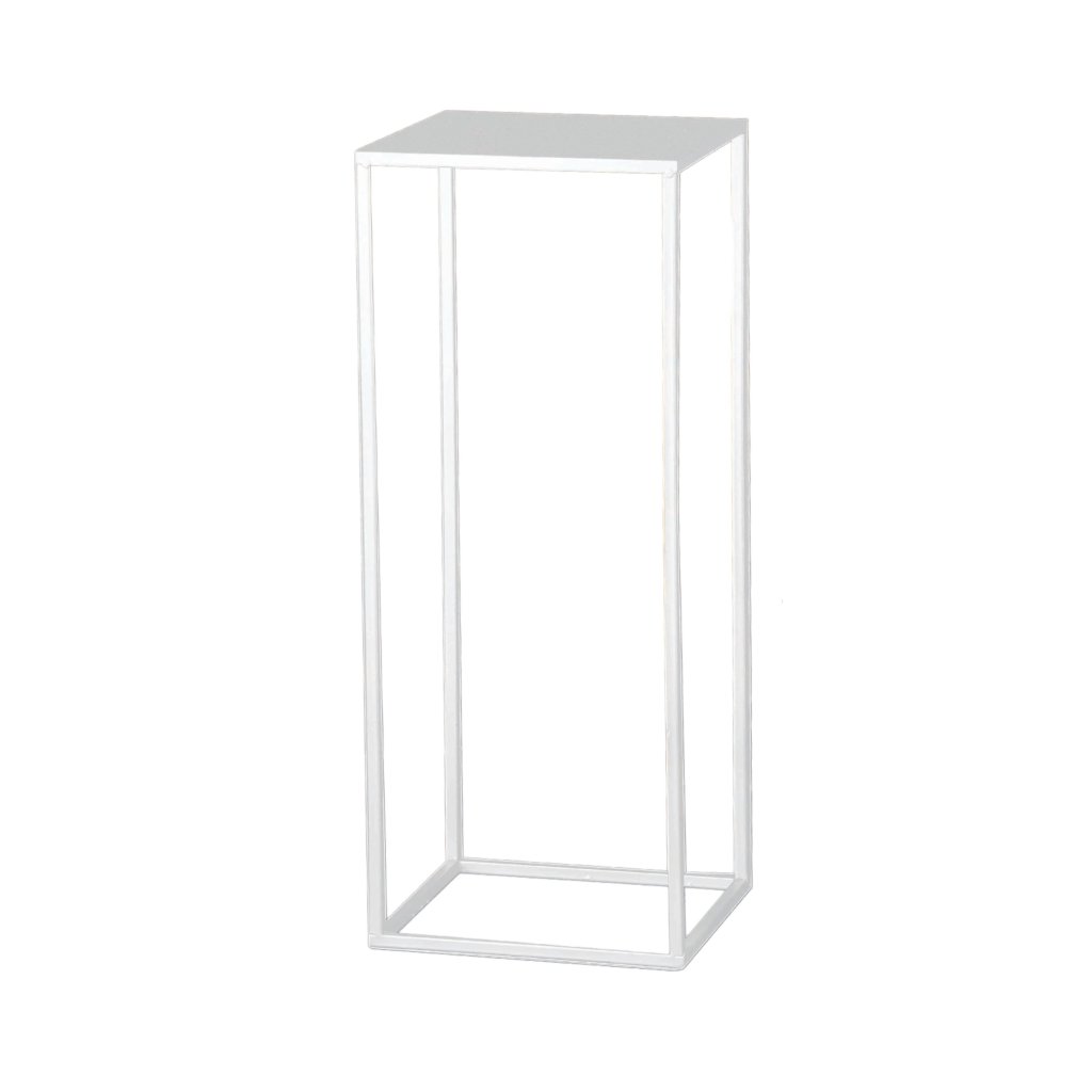 Würfelregal, Ø24cm H:60cm, weiß