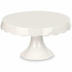 Kuchen-, Tortenteller weiß, Ø24,5cm H:14cm