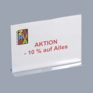T-Aufsteller DIN A4 quer
