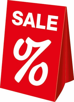 Dachaufsteller SALE %,  DIN A3