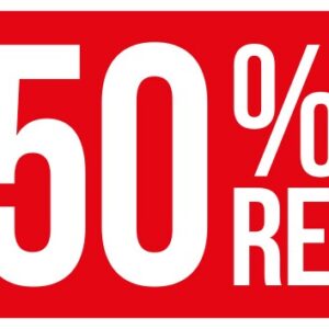 Ankleber bis zu 50 % reduziert