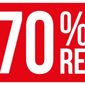 Ankleber bis zu 70 % reduziert
