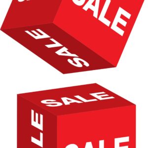 Würfel SALE, 10x10x10cm