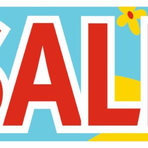 Ankleber Schmetterlinge Sale-%-Zeichen