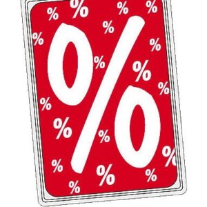 Rahmenschild %, Format DIN A4, 10 Stk./Pkg.