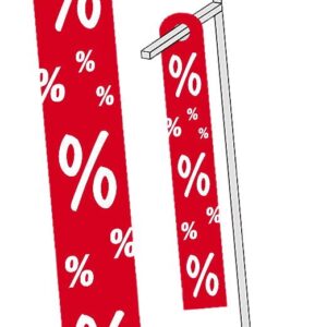 Kleiderständerhänger Prozentzeichen