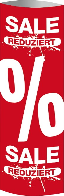 Säulendisplay Sale % 135 cm