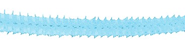 Papiergirlande hellblau Ø20cm, L:4m