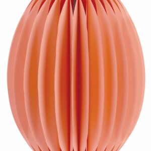 Waben-Ei-Set. 3-teilig H:75cm,60cm,40cm, lachsrot