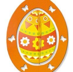 Ei-Rahmen-Mobile, orange
