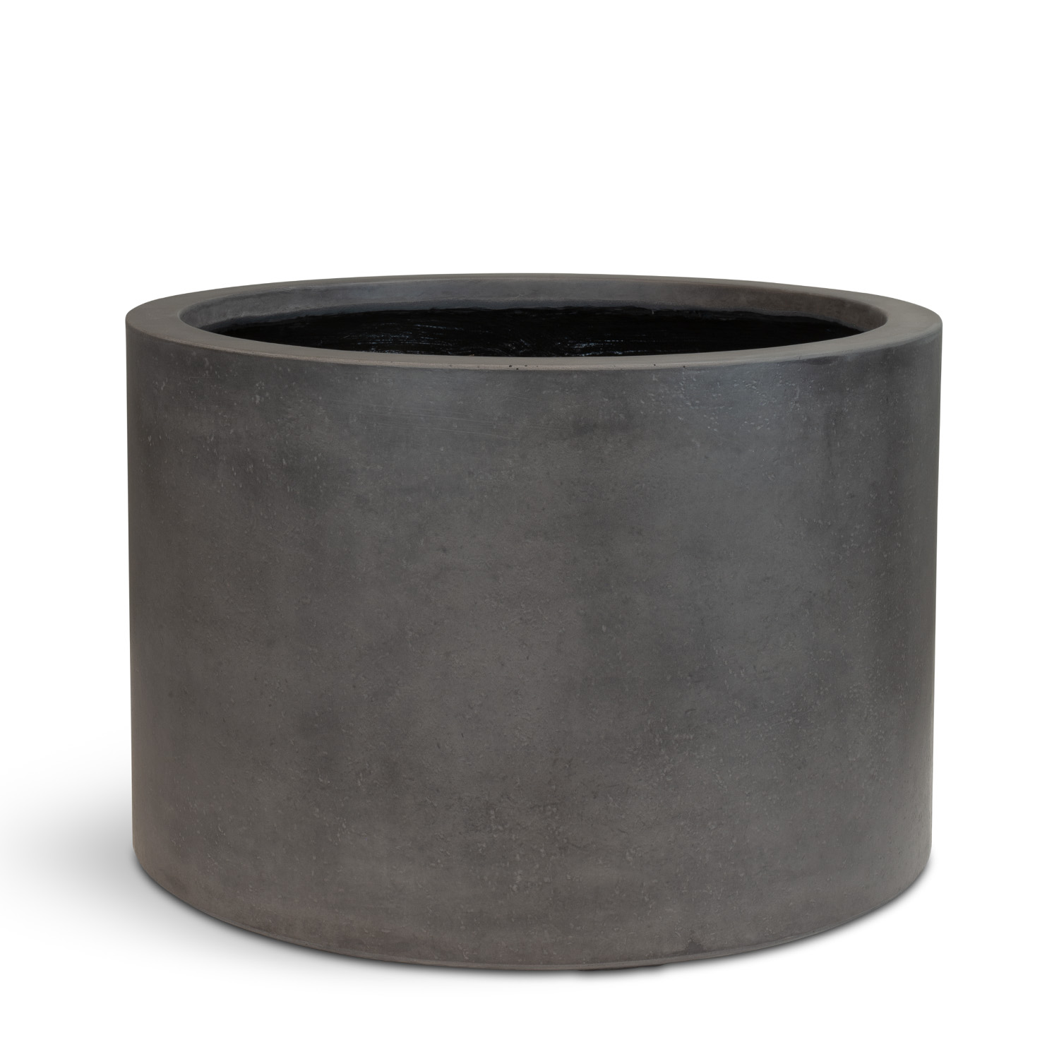 Roccastone Bodengefäß Cylinder, Ø60cm, H:40 cm, anthrazit