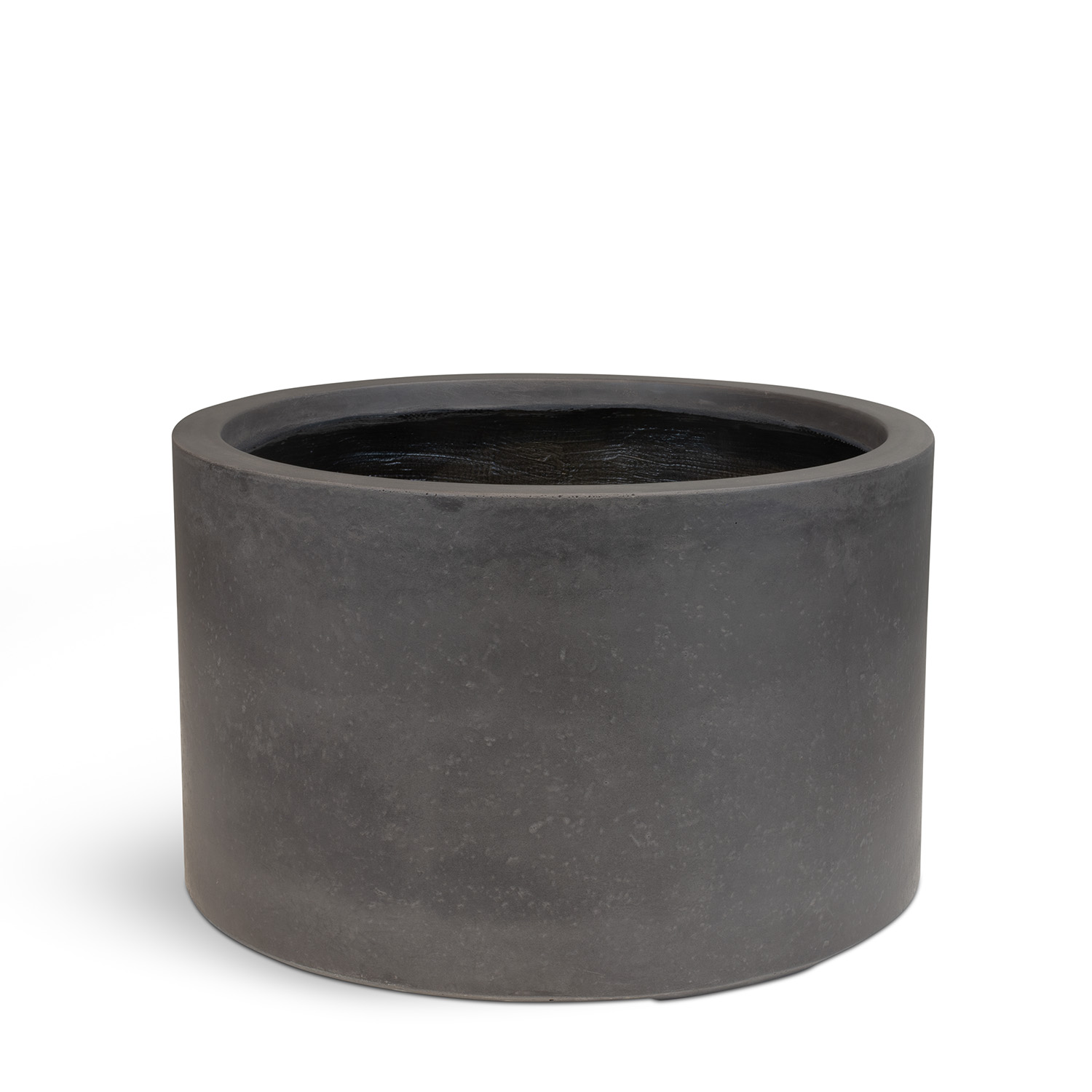 Roccastone Bodengefäß Cylinder, Ø48cm, H:30 cm, anthrazit