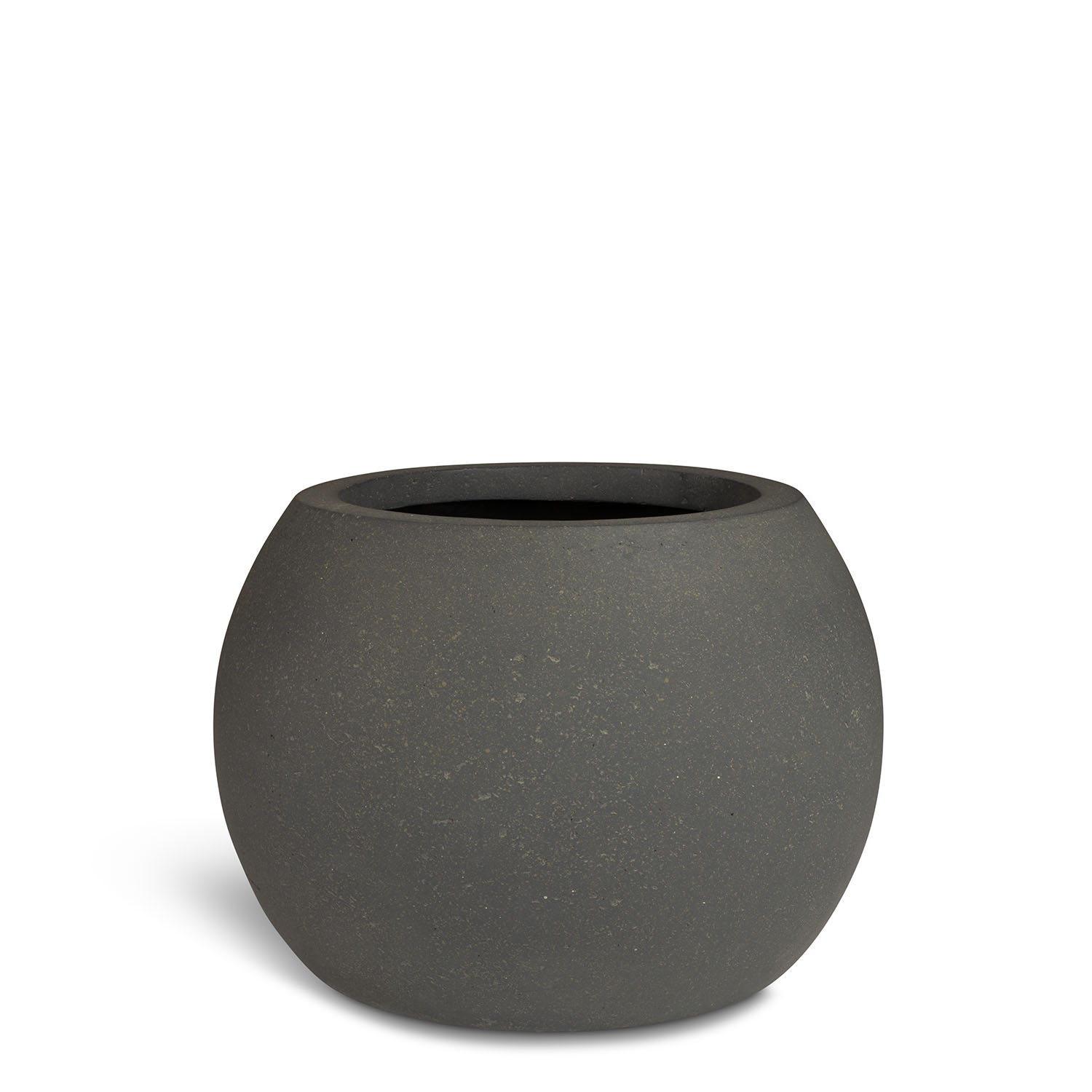 Polystone Pflanzgefäß Globe, Ø40cm, H:28,5cm, grau