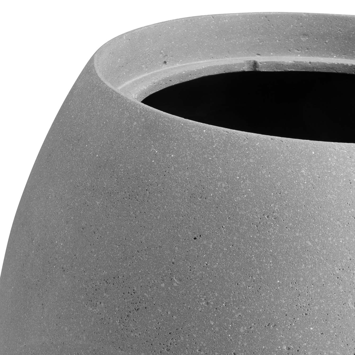 Polystone Bodenvase Essence, Ø39cm, H:90 cm, grau – Bild 4