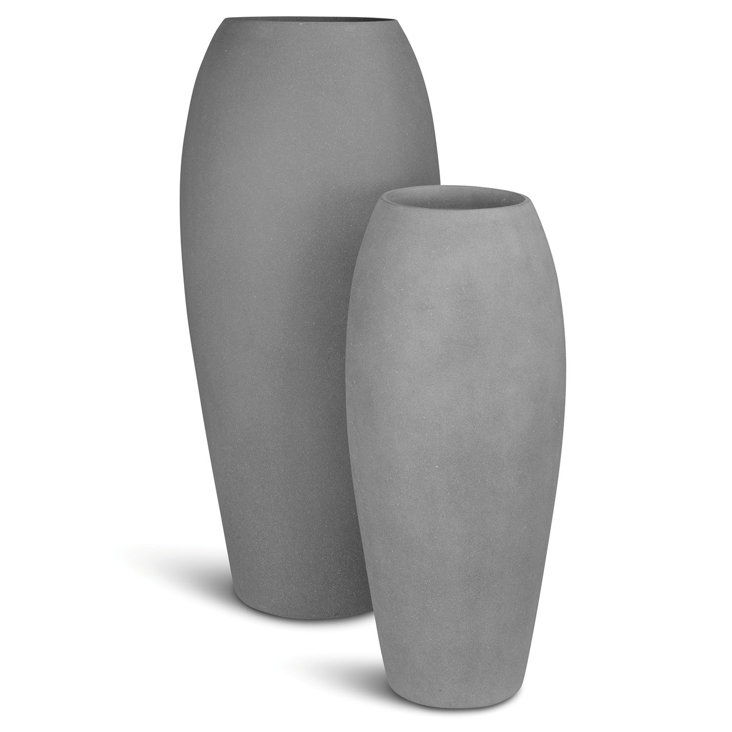 Polystone Bodenvase Essence, Ø39cm, H:90 cm, grau – Bild 3