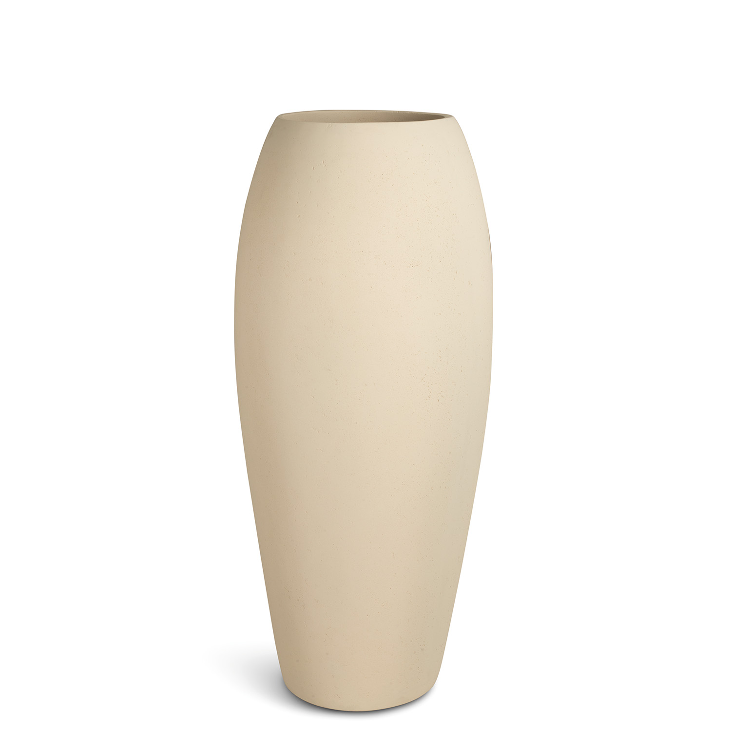 Polystone Bodenvase Essence, Ø39cm, H:90 cm, creme