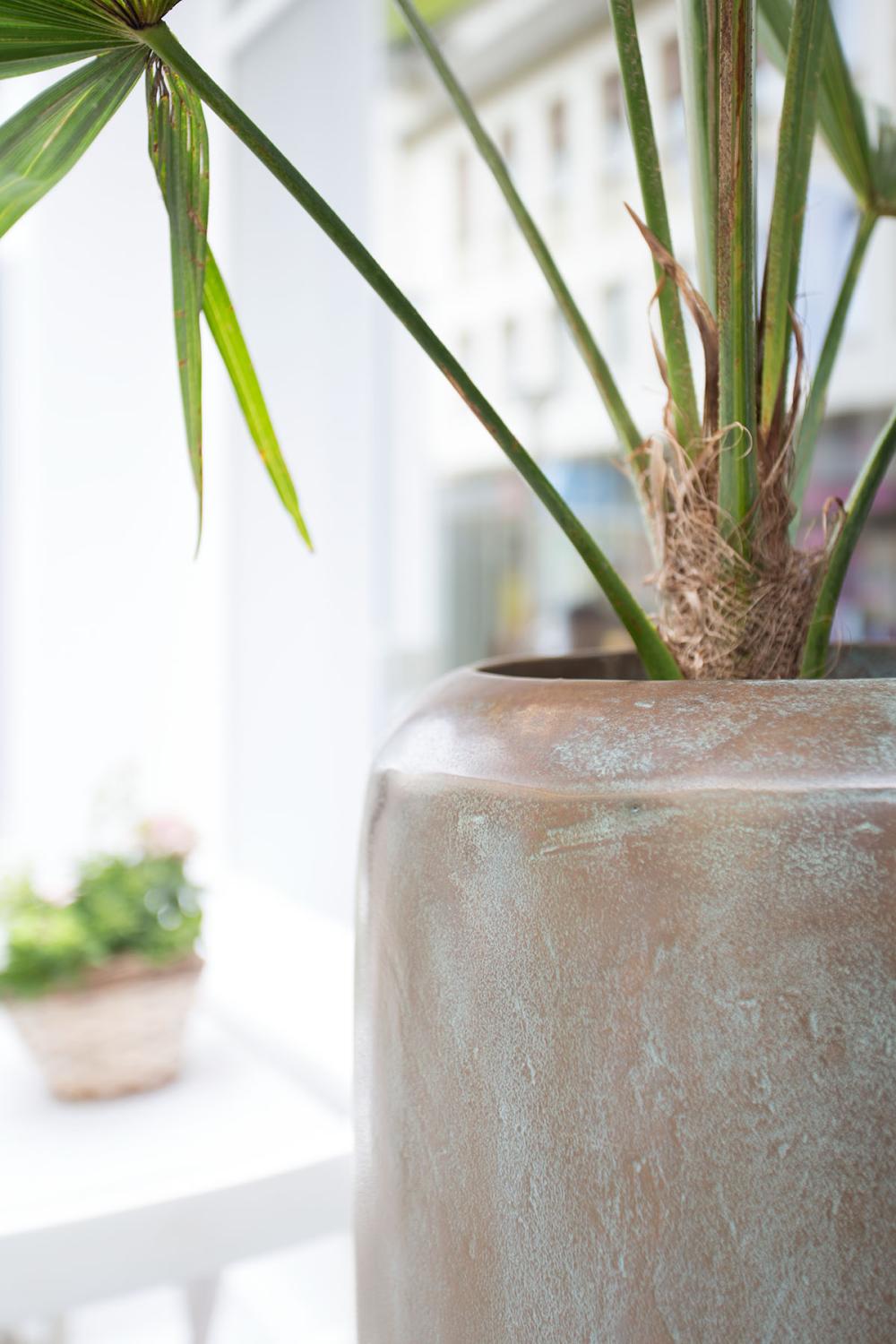 Loft Bodenvase, Ø31cm, H:100cm, verdigris bronze – Bild 3