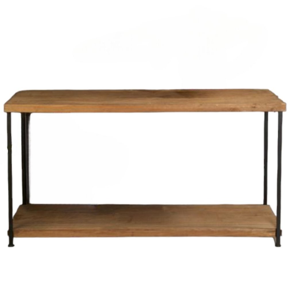 Regal/Board, 153x60cm H:80cm, braun/schwarz