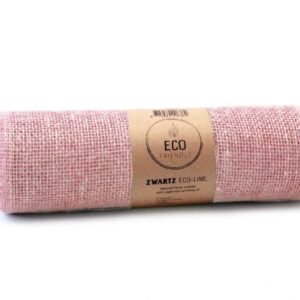 Jute-Tischläufer B:30cm, hellrosa, 5m/Rolle