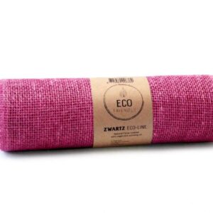 Jute-Tischläufer B:30cm, fuchsia, 5m/Rolle