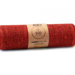 Jute-Tischläufer B:30cm, rot, 5m/Rolle