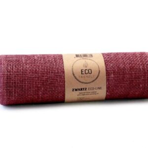 Jute-Tischläufer B:30cm, weinrot, 5m/Rolle