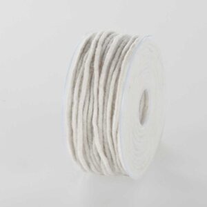 Dochtfaden Ø5mm, 33 lfm/Spule, weiss