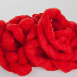 Woll-Lunte Ø30-40mm, L:30m, rot