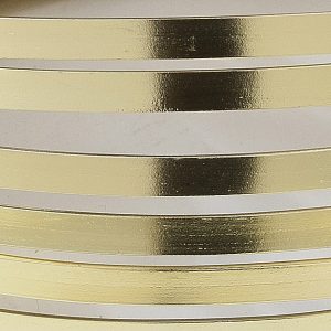 Aluminium Flachdraht 5mm/L:10m, gold