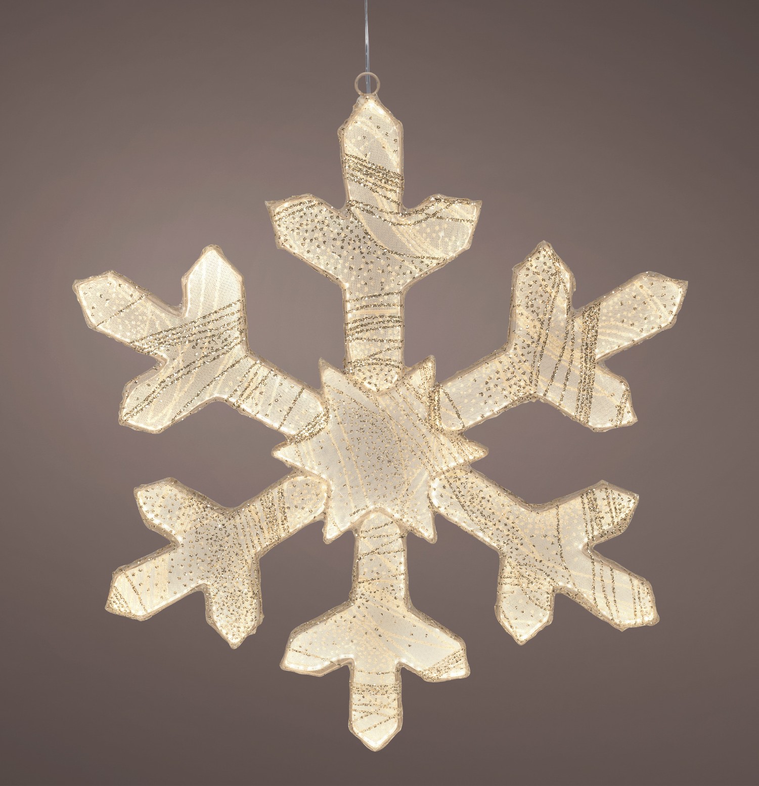 LED Schneeflocke, Ø59cm, Dauerbetrieb indoor
