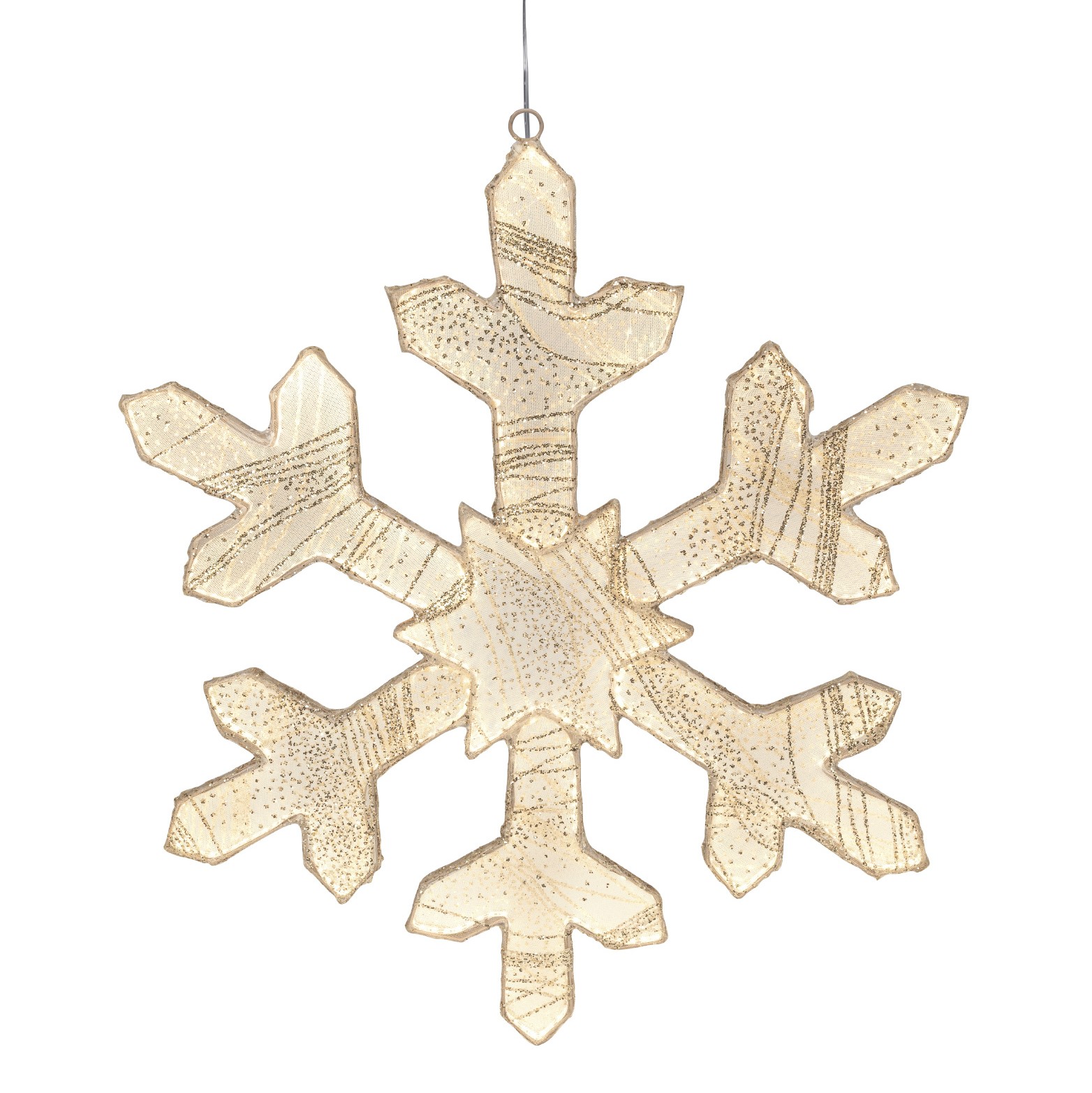 LED Schneeflocke, Ø59cm, Dauerbetrieb indoor – Bild 2