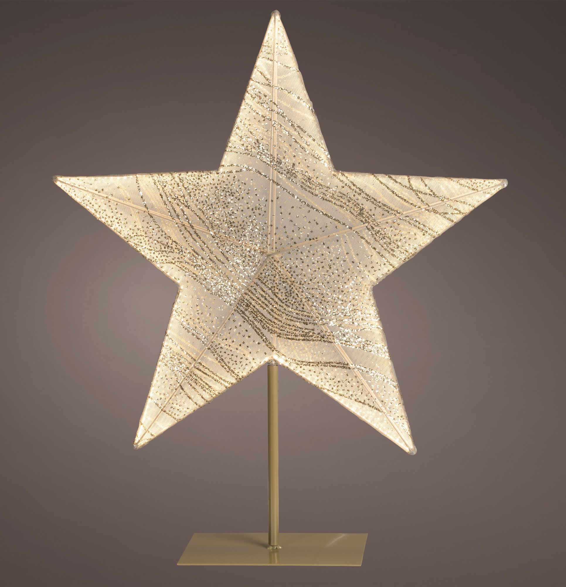 LED Stern, L.13cm x B.58cm x H.68cm, Dauerbetrieb indoor