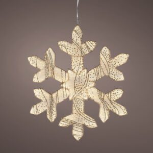 LED Schneeflocke, Ø38cm, Dauerbetrieb indoor