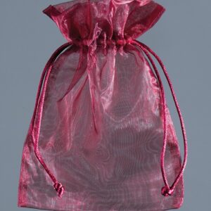 Organza-Beutel 12x17cm, bordeaux