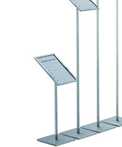 Preisschildhalter Inox H:46cm