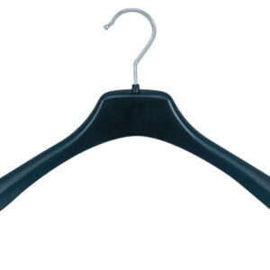 Formbügel 45cm, schwarz, mit Rockhaken