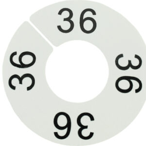 Größenscheibe weiß, Größe 20